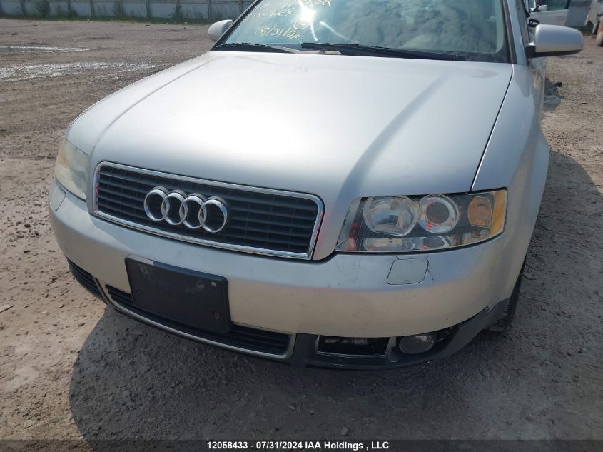 2003 Audi A4 VIN: WAUJC68E13A115202 Lot: 12058433