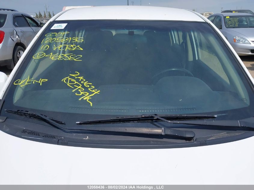 2010 Nissan Versa 1.8Sl VIN: 3N1BC1CPXAL468582 Lot: 12058436