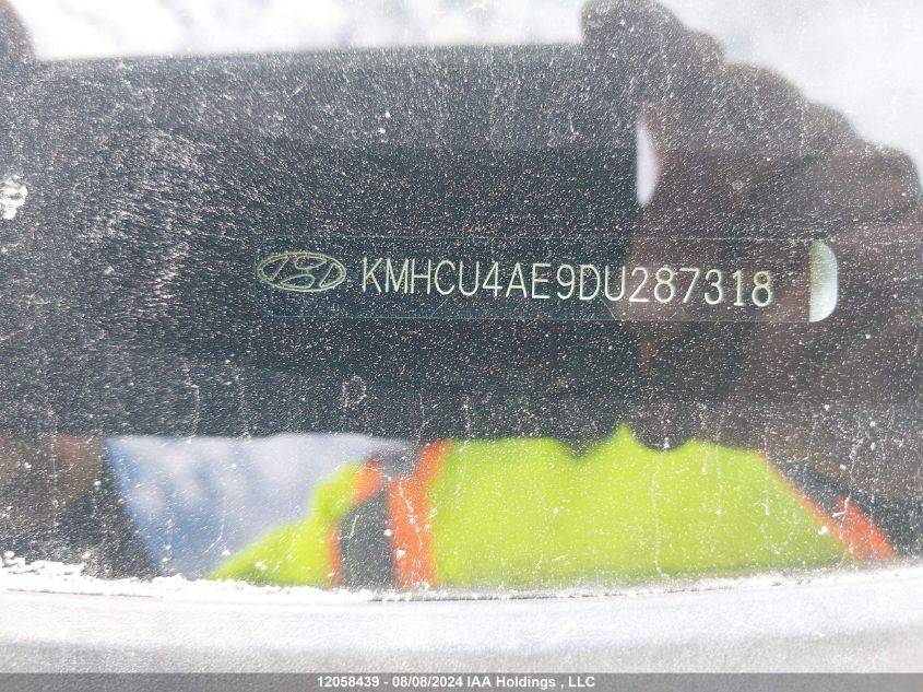 2013 Hyundai Accent Gls/Se VIN: KMHCU4AE9DU287318 Lot: 12058439