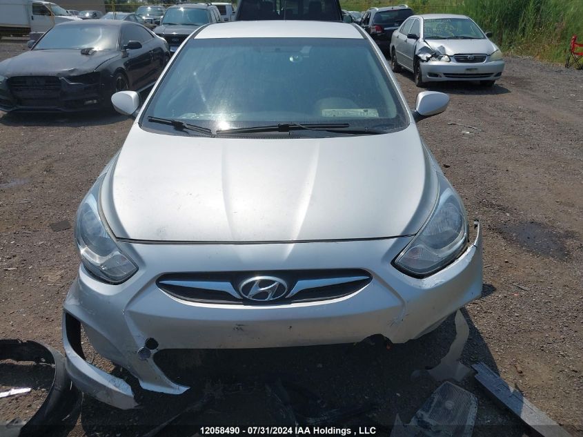 2014 Hyundai Accent Gl VIN: KMHCT5AE5EU187372 Lot: 12058490