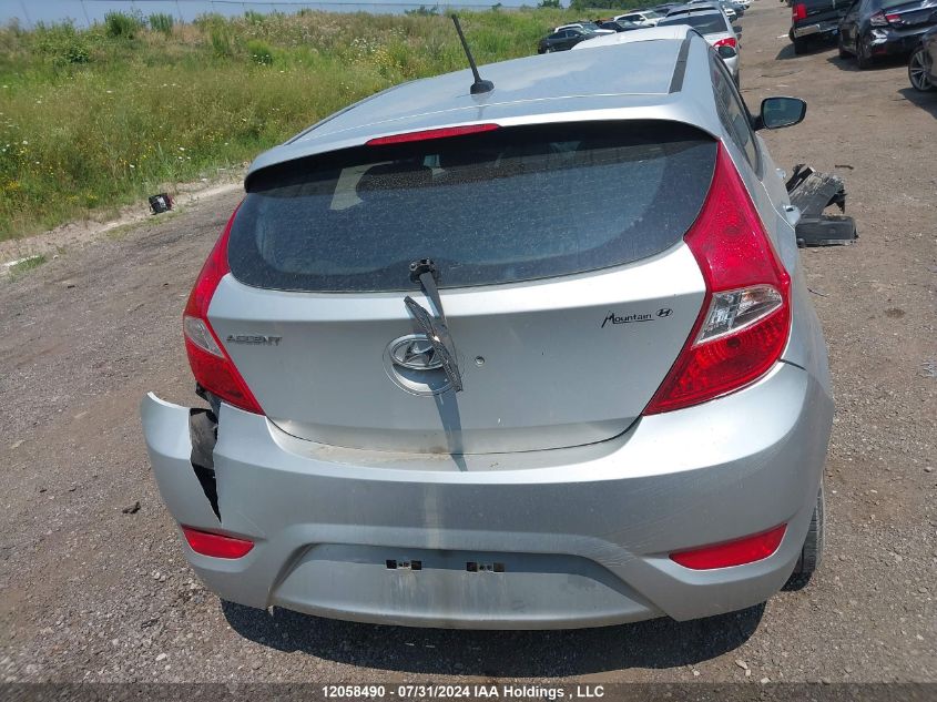 2014 Hyundai Accent Gl VIN: KMHCT5AE5EU187372 Lot: 12058490