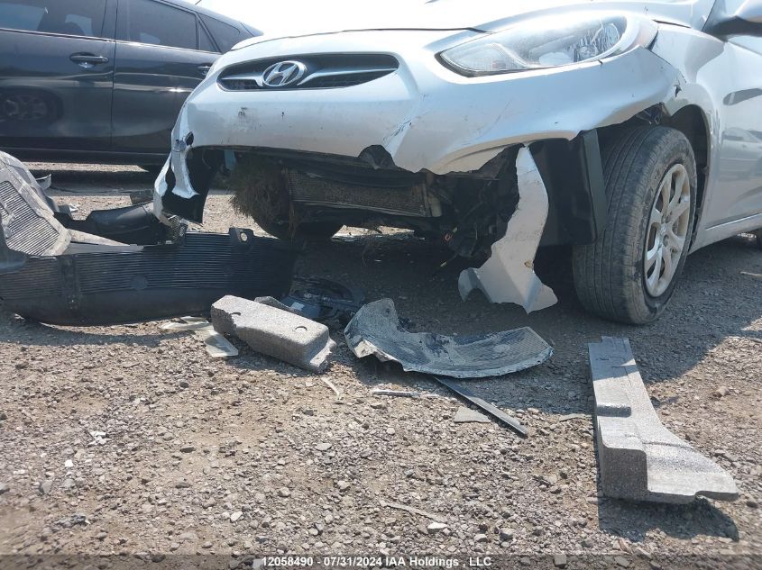 2014 Hyundai Accent Gl VIN: KMHCT5AE5EU187372 Lot: 12058490