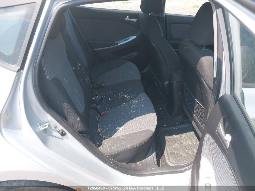 2014 Hyundai Accent Gl VIN: KMHCT5AE5EU187372 Lot: 12058490