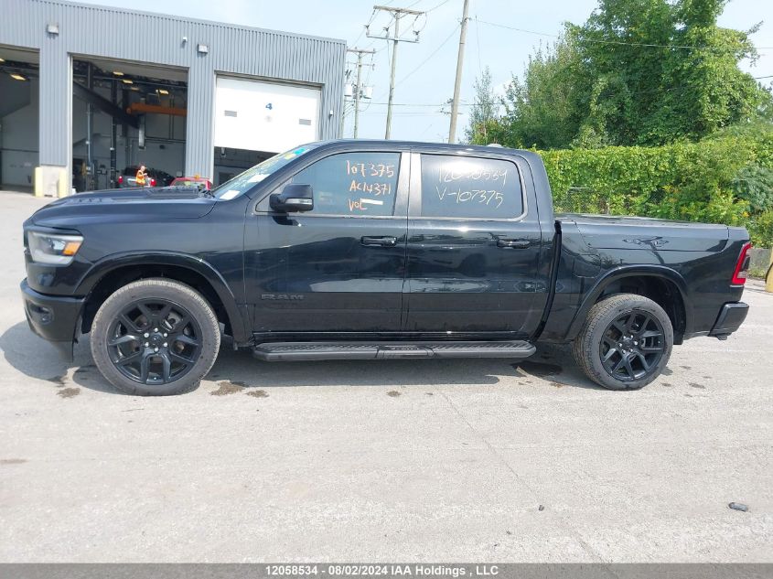 2022 Ram 1500 Laramie VIN: 1C6SRFJT1NN107375 Lot: 12058534