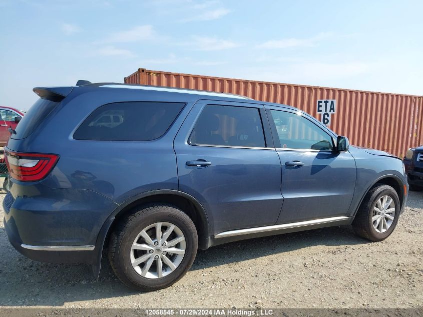 2021 Dodge Durango Sxt VIN: 1C4RDJAG2MC578098 Lot: 12058545
