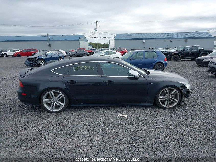 2013 Audi S7 VIN: WAUW2CFC2DN041887 Lot: 12058552