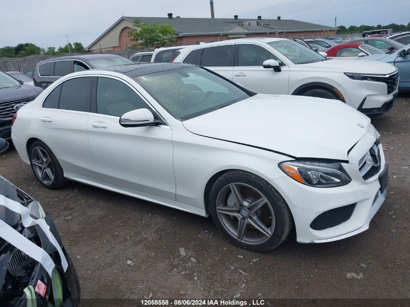 2017 Mercedes-Benz C 300 4Matic VIN: 55SWF4KB7HU189515 Lot: 12058558