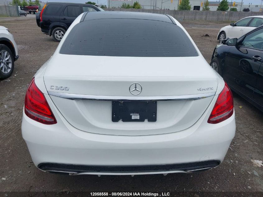 2017 Mercedes-Benz C 300 4Matic VIN: 55SWF4KB7HU189515 Lot: 12058558