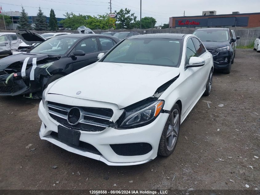 2017 Mercedes-Benz C 300 4Matic VIN: 55SWF4KB7HU189515 Lot: 12058558