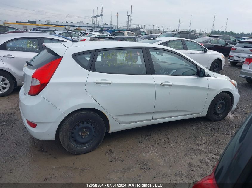 2013 Hyundai Accent Gls VIN: KMHCU5AE7DU091058 Lot: 12058564