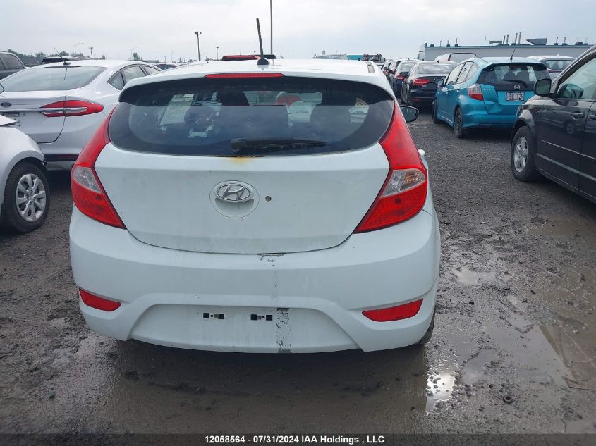 2013 Hyundai Accent Gls VIN: KMHCU5AE7DU091058 Lot: 12058564