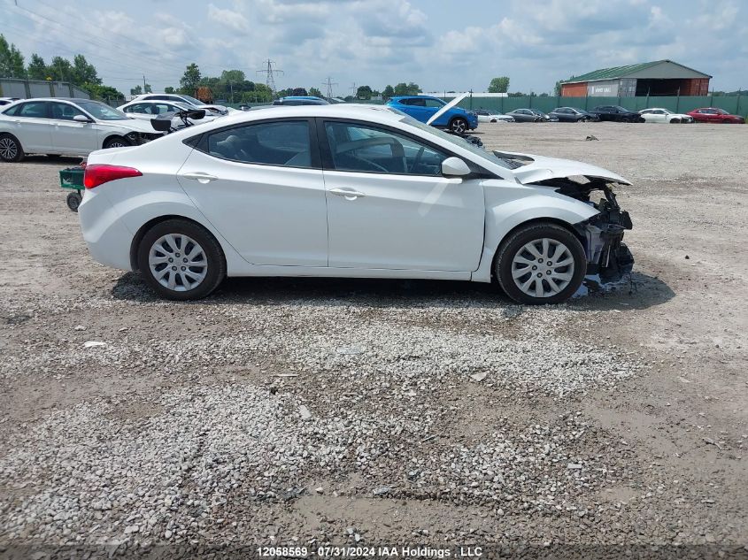 2013 Hyundai Elantra Gl VIN: 5NPDH4AE5DH247700 Lot: 12058569