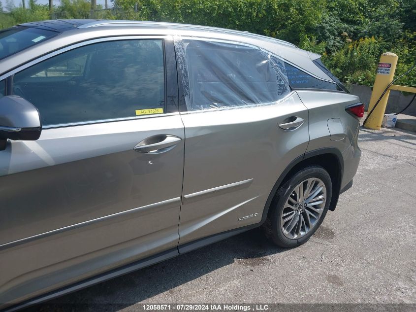 2022 Lexus Rx 450H VIN: 2T2JGMDAXNC072312 Lot: 12058571
