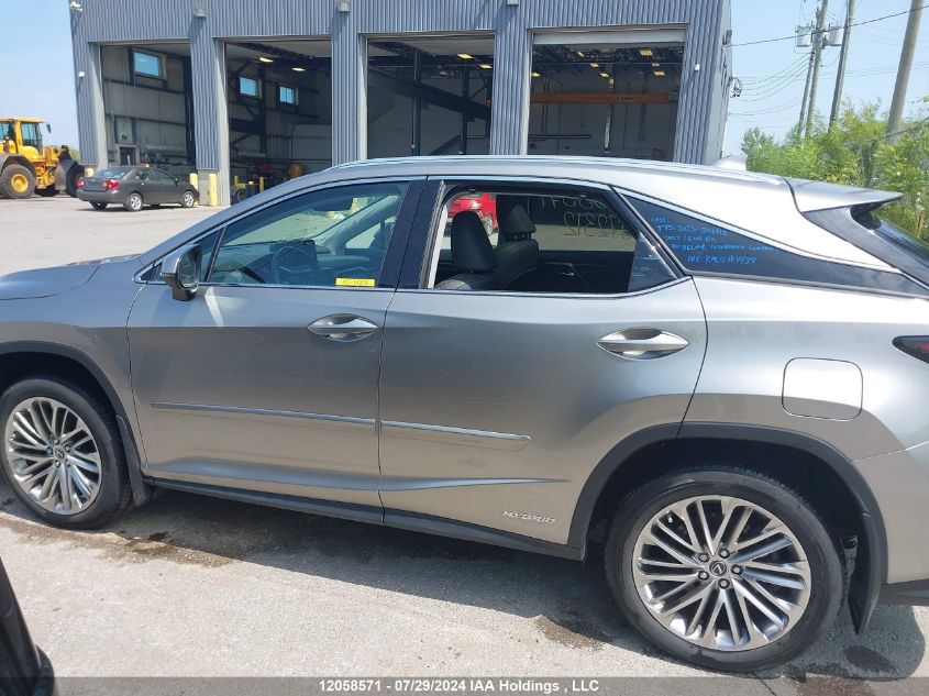 2022 Lexus Rx 450H VIN: 2T2JGMDAXNC072312 Lot: 12058571