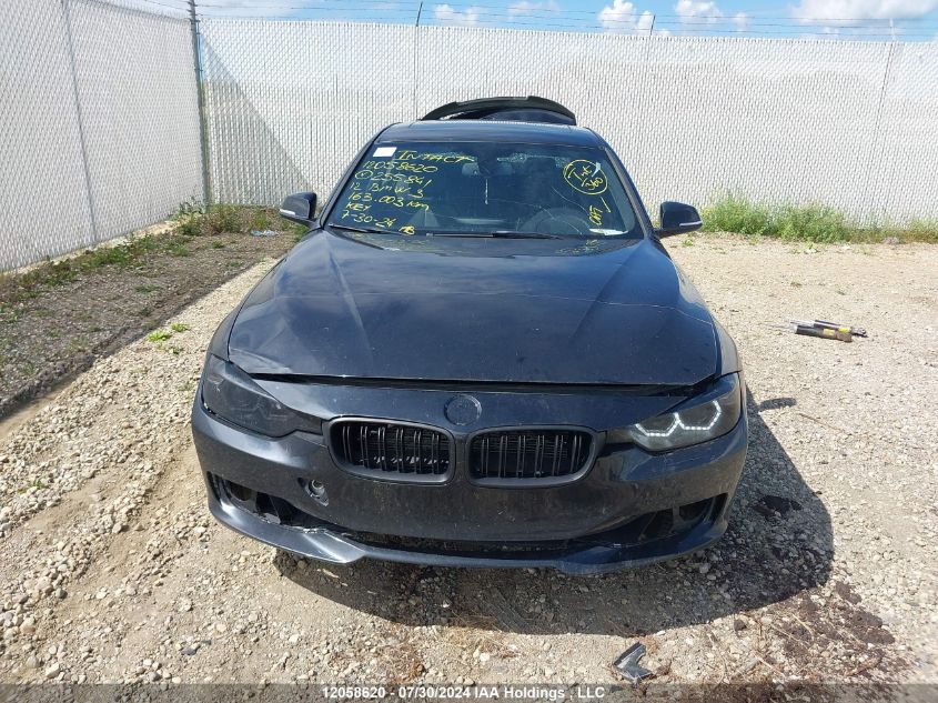 2012 BMW 3 Series VIN: WBA3A5C57CF255841 Lot: 12058620