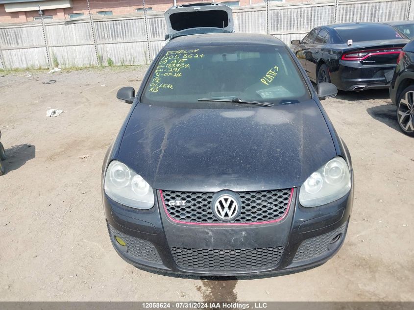 2008 Volkswagen Gti VIN: WVWEV71K58W183954 Lot: 12058624