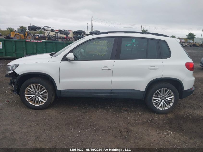 2016 Volkswagen Tiguan VIN: WVGJV7AX7GW538742 Lot: 12058632