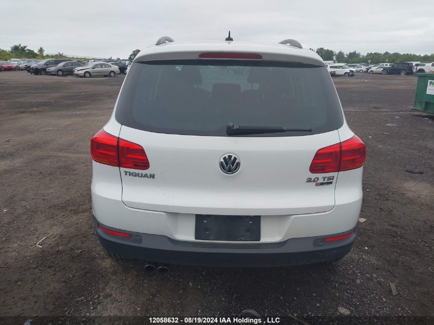 2016 Volkswagen Tiguan VIN: WVGJV7AX7GW538742 Lot: 12058632