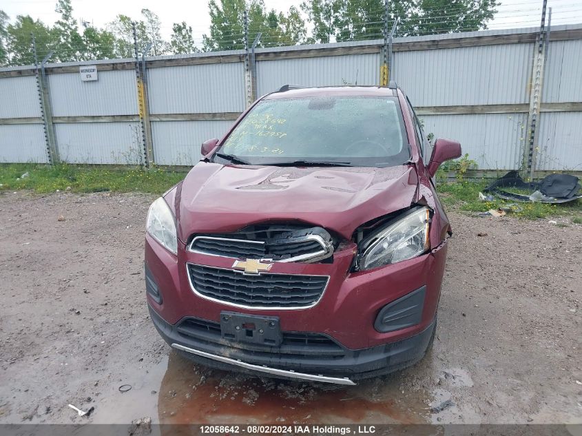 2014 Chevrolet Trax VIN: 3GNCJLEB9EL162958 Lot: 12058642
