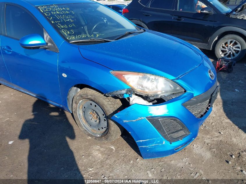 2010 Mazda Mazda3 VIN: JM1BL1SF6A1116502 Lot: 12058647