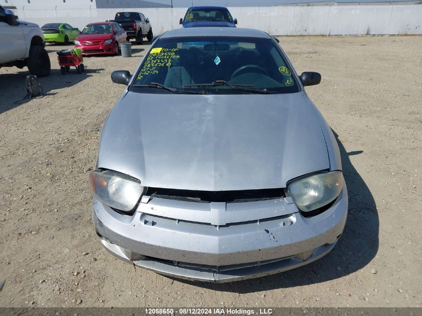 2003 Chevrolet Cavalier VIN: 1G1JC12F837364433 Lot: 12058650