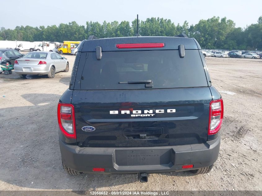 2023 Ford Bronco Sport Big Bend VIN: 3FMCR9B69PRD93723 Lot: 12058652