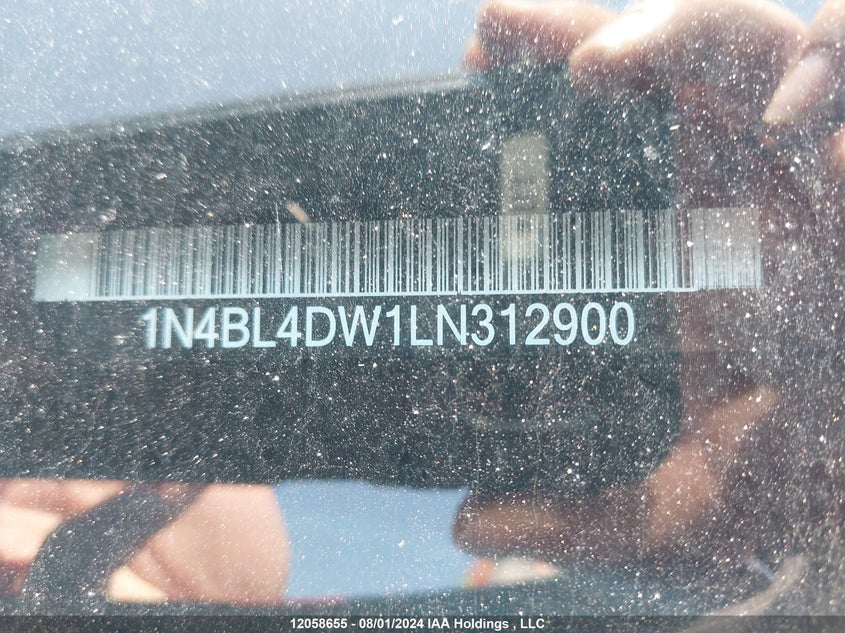 2020 Nissan Altima VIN: 1N4BL4DW1LN312900 Lot: 12058655