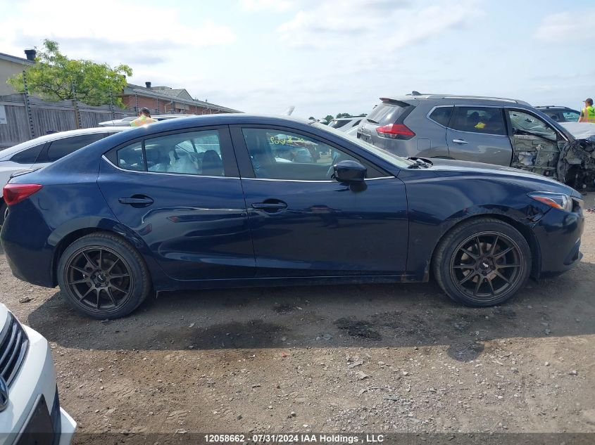 2014 Mazda 3 Grand Touring VIN: JM1BM1W32E1174674 Lot: 12058662