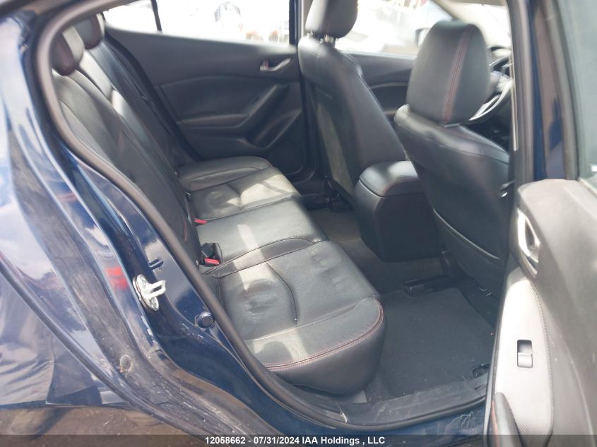 2014 Mazda 3 Grand Touring VIN: JM1BM1W32E1174674 Lot: 12058662