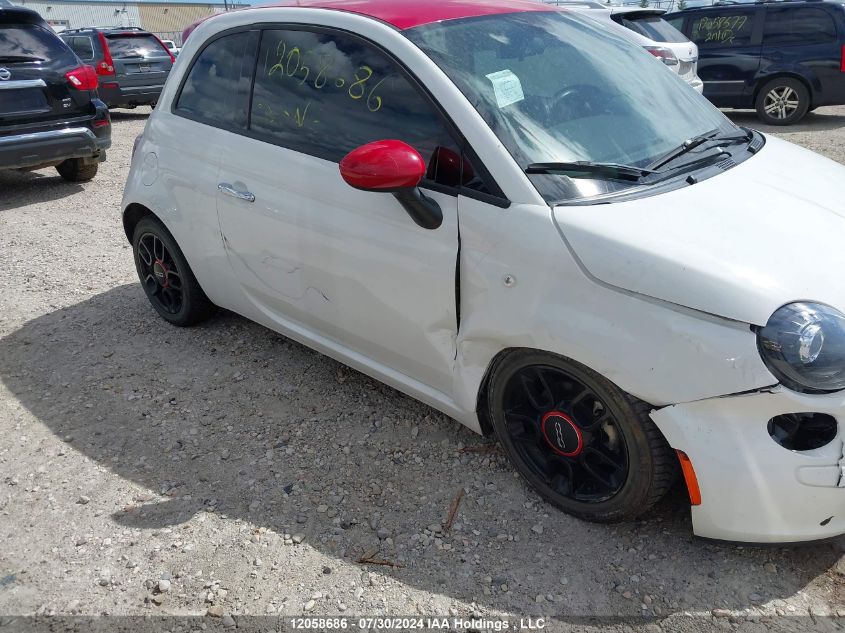 2015 Fiat 500 Pop VIN: 3C3CFFAR9FT642440 Lot: 12058686