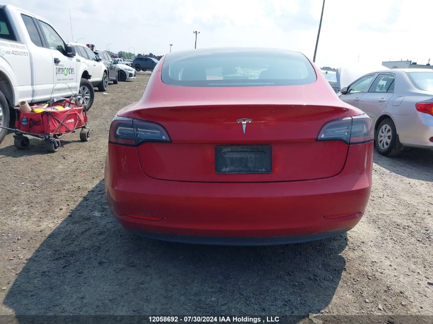 2022 Tesla Model 3 VIN: 5YJ3E1EAXNF258170 Lot: 12058692
