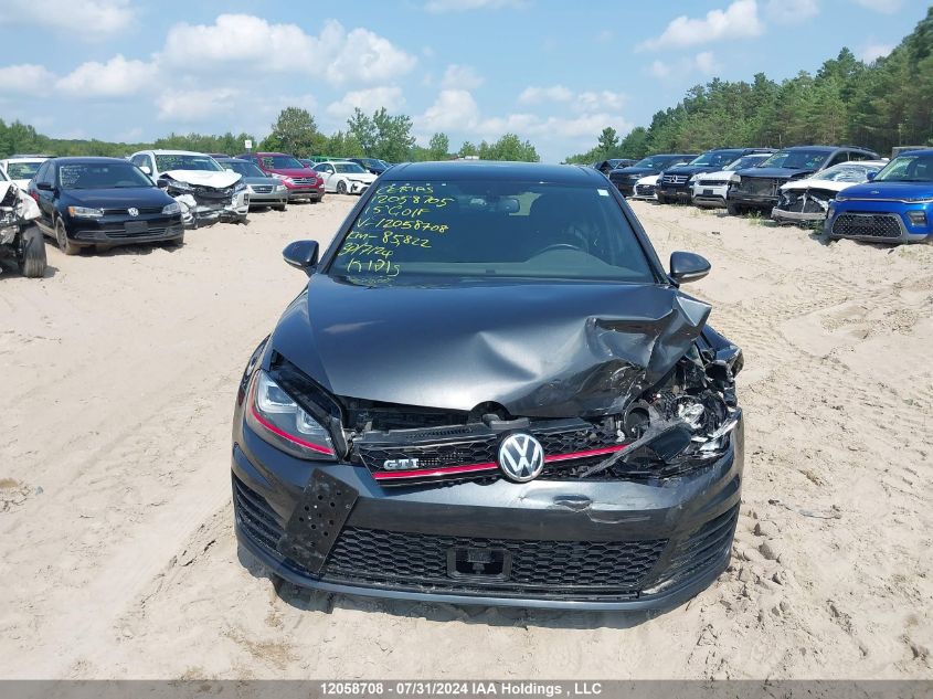 2015 Volkswagen Golf Gti VIN: 3VW4T7AU5FM089702 Lot: 12058708