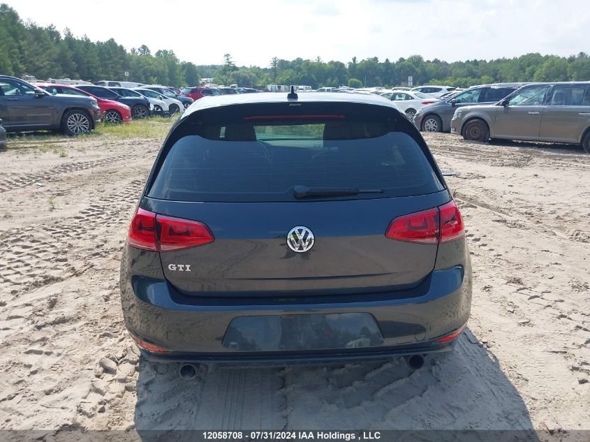 2015 Volkswagen Golf Gti VIN: 3VW4T7AU5FM089702 Lot: 12058708