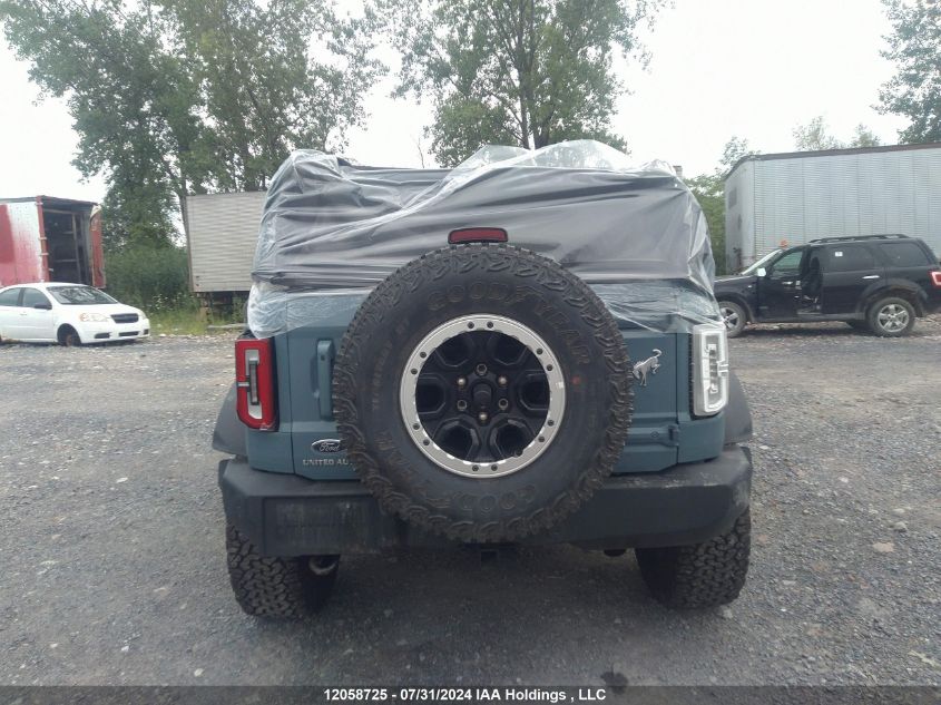 2021 Ford Bronco Outer Banks VIN: 1FMEE5DP0MLA86289 Lot: 12058725