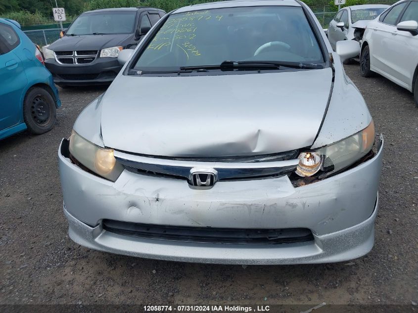 2007 Honda Civic VIN: 2HGFA15877H019261 Lot: 12058774