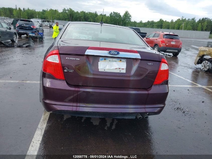 2011 Ford Fusion Sel VIN: 3FAHP0JA8BR246096 Lot: 12058778