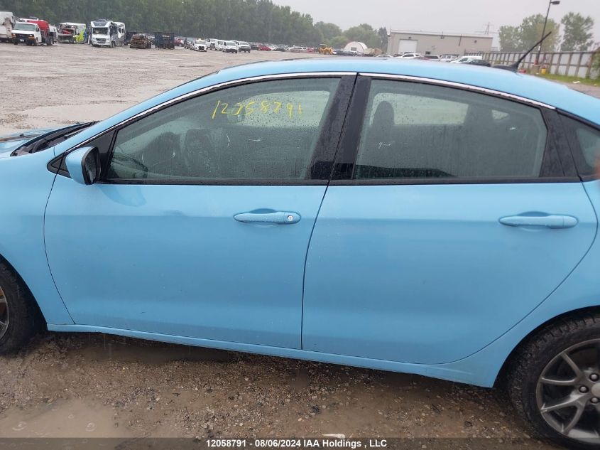 2013 Dodge Dart Sxt VIN: 1C3CDFBAXDD183923 Lot: 12058791