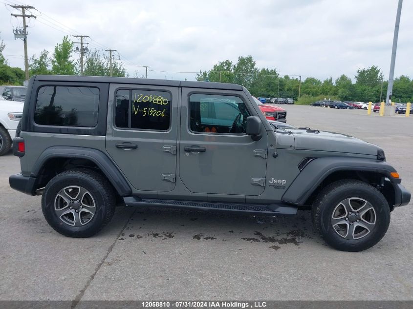 2021 Jeep Wrangler Unlimited Sport VIN: 1C4HJXDN5MW515206 Lot: 12058810