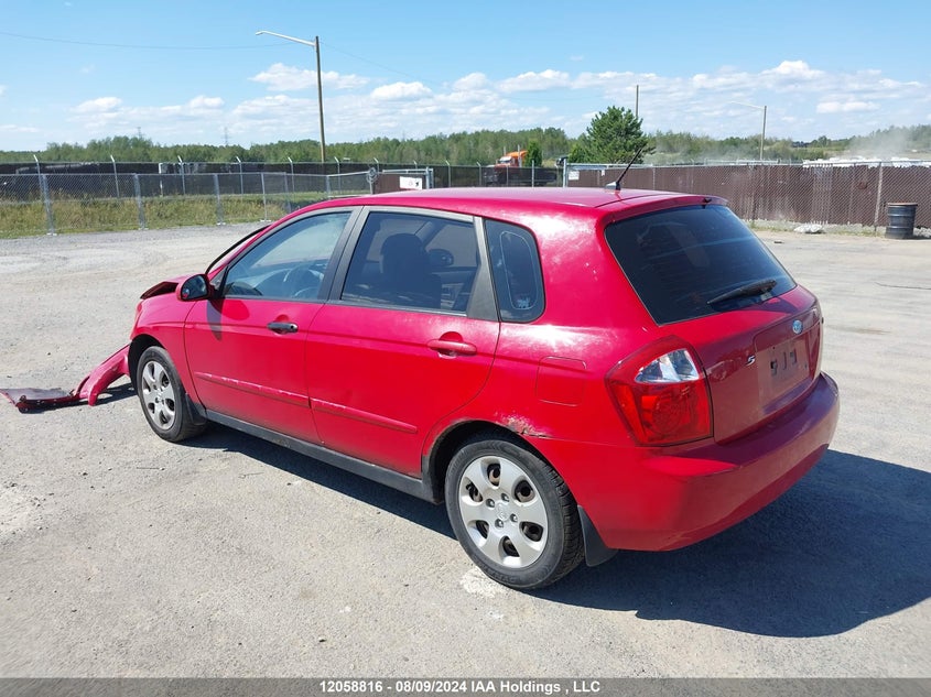 2008 Kia Spectra5 VIN: KNAFE161585552008 Lot: 12058816