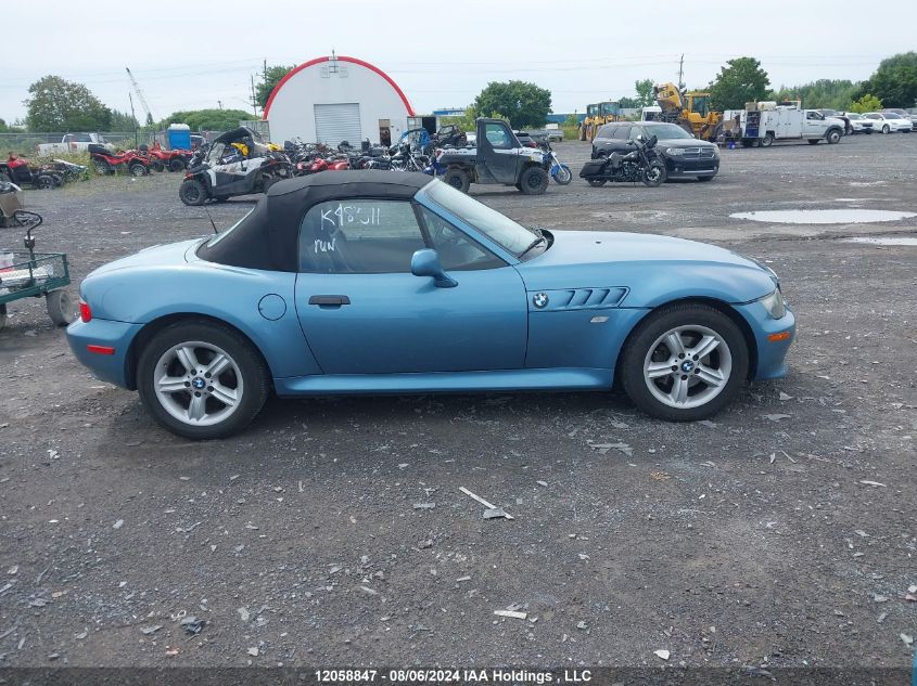 2001 BMW Z3 Series VIN: WBACN33481LK48511 Lot: 12058847