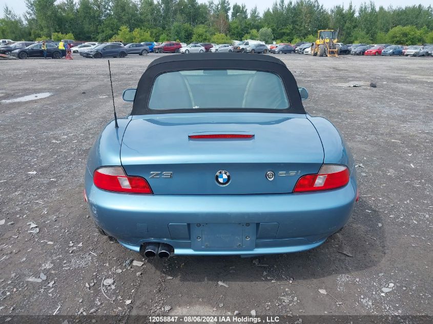 2001 BMW Z3 Series VIN: WBACN33481LK48511 Lot: 12058847