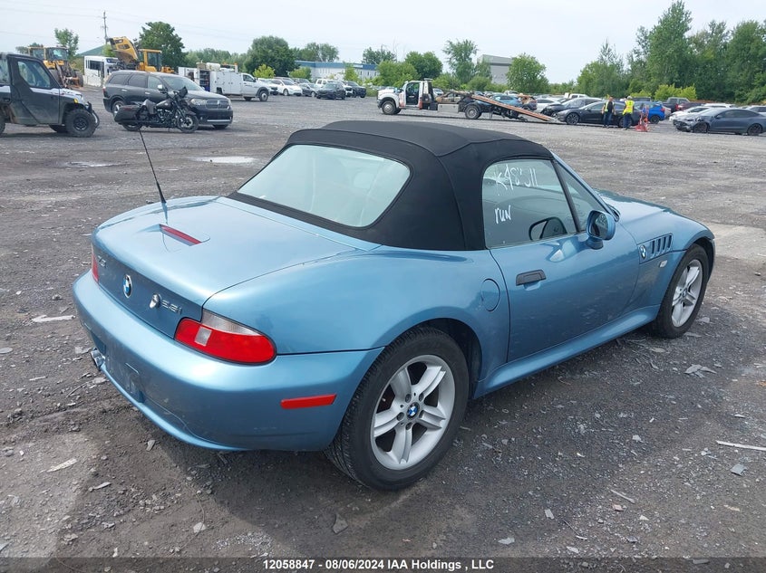 2001 BMW Z3 Series VIN: WBACN33481LK48511 Lot: 12058847