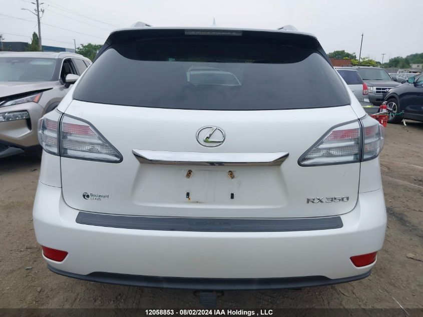 2012 Lexus Rx 350 VIN: JTJBK1BA8C2444506 Lot: 12058853