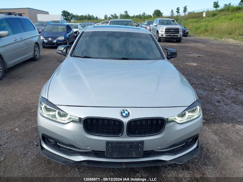2017 BMW 330I xDrive VIN: WBA8D9G58HNT91357 Lot: 12058871