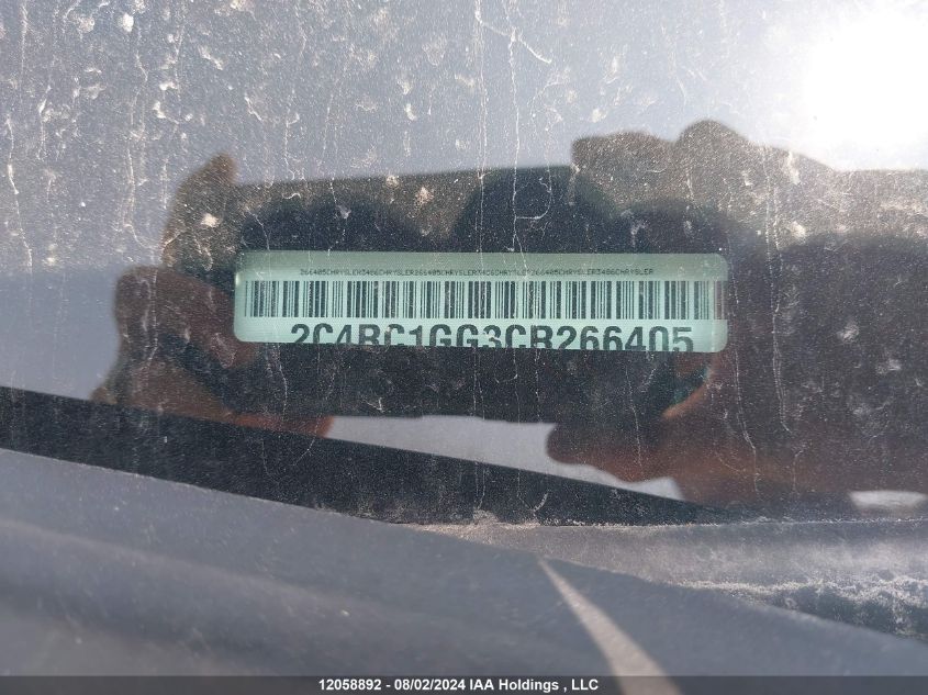 2012 Chrysler Town & Country Limited VIN: 2C4RC1GG3CR266405 Lot: 12058892