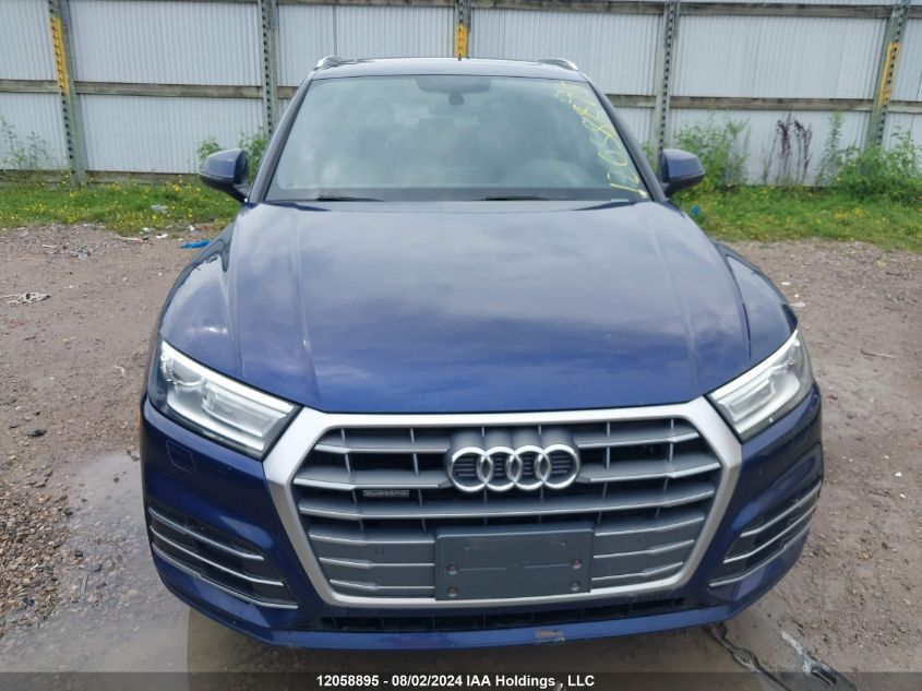 2018 Audi Q5 VIN: WA1ENAFY7J2030722 Lot: 12058895