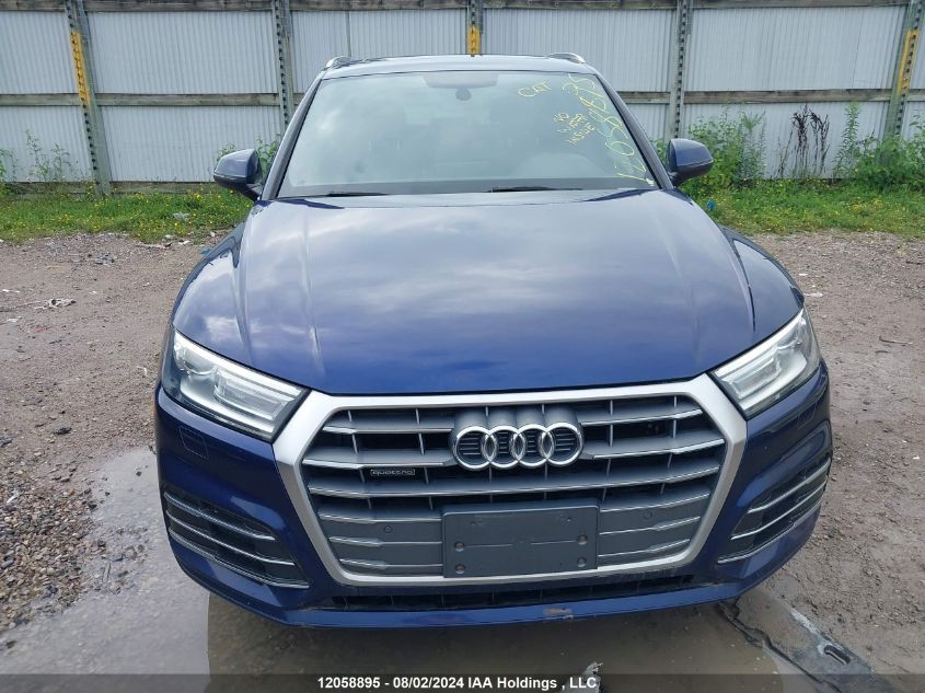 2018 Audi Q5 VIN: WA1ENAFY7J2030722 Lot: 12058895