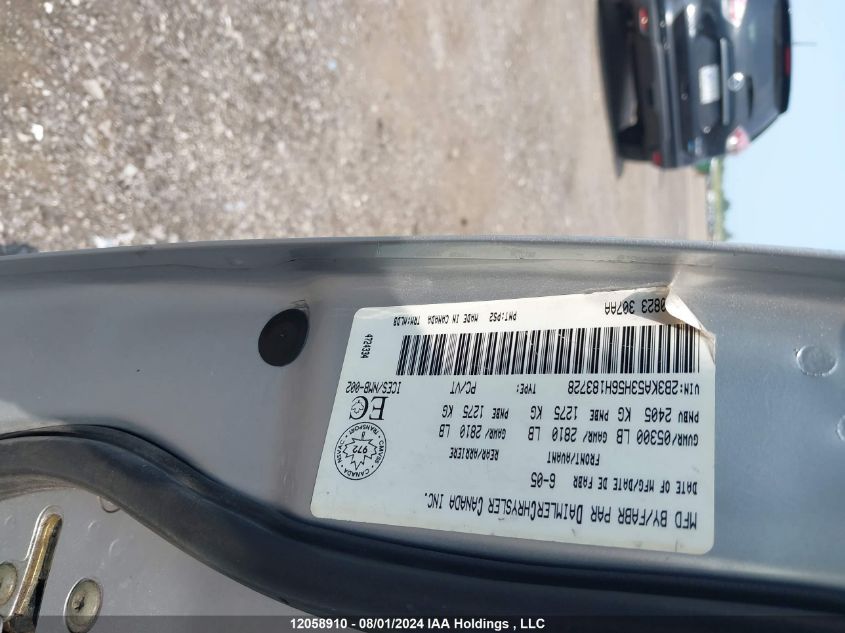 2006 Dodge Charger R/T VIN: 2B3KA53H56H183728 Lot: 12058910