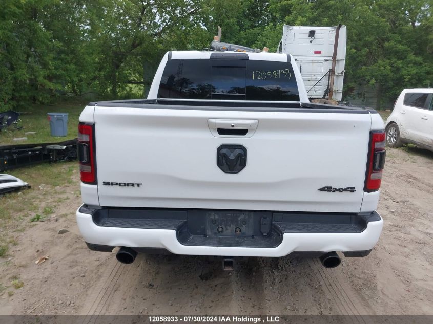 2022 Ram 1500 Sport VIN: 1C6SRFVT2NN453509 Lot: 12058933