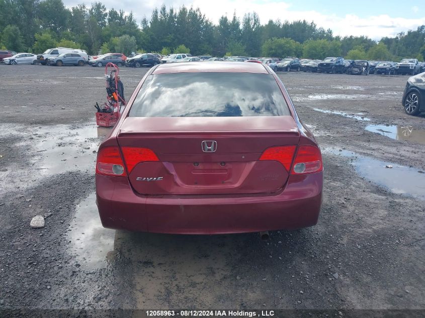 2008 Honda Civic VIN: 2HGFA16478H001498 Lot: 12058963